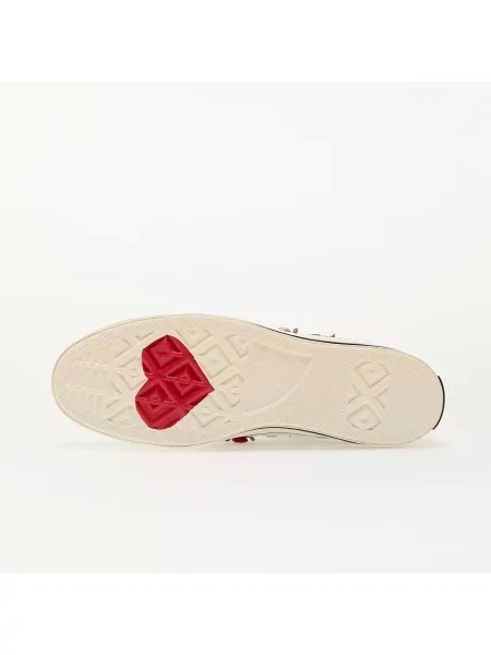 Сникърси Converse Chuck 70 Valentine's Day Hi Egret/ Red EUR бяло