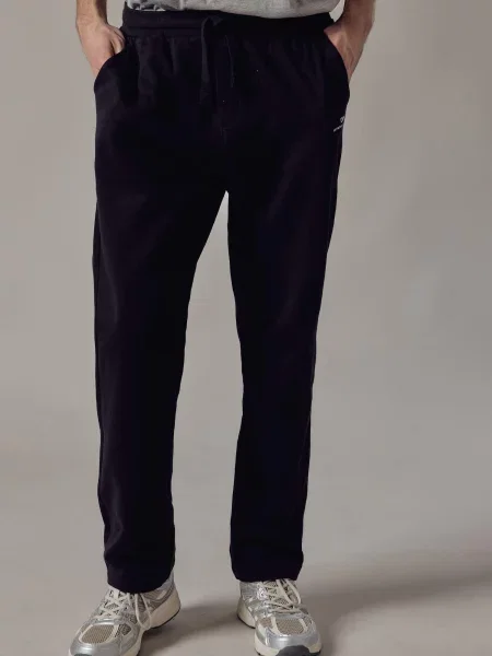 OWN Off With Nature Kalhoty Joggers Felpati Dritti' černá