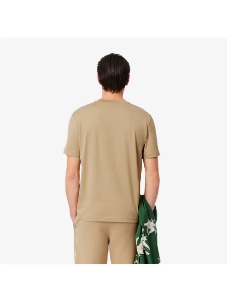 Футболка Lacoste бежевая