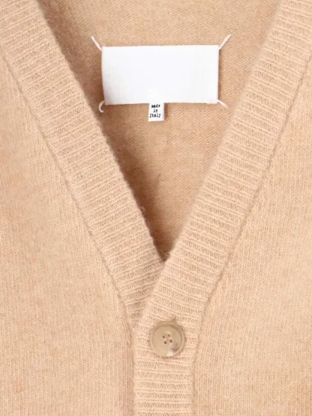 Lung cardigan Maison Margiela cu decolteu în V