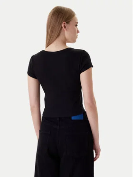 Calvin Klein Jeans Majica Slim Fit črna