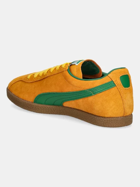 Замшевые кроссовки Puma оранжевые