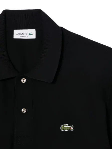 Polo Lacoste scurt negru