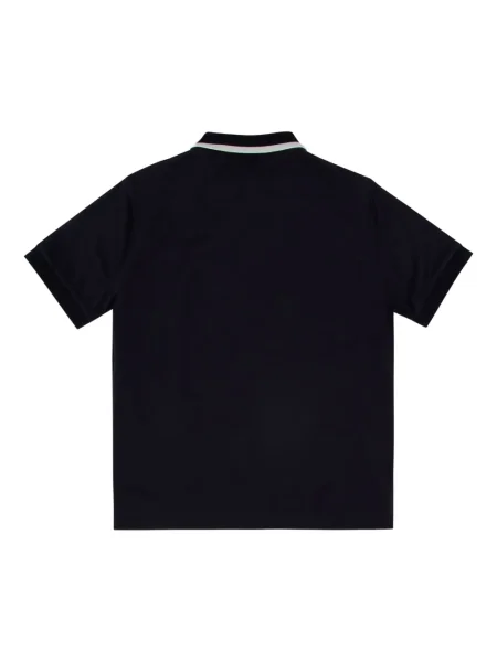 Koszulka polo dziecięca Emporio Armani niebieska