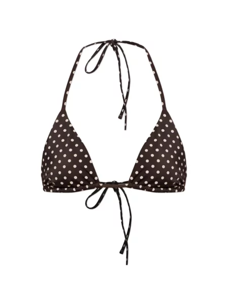 Top Matteau cu buline maro