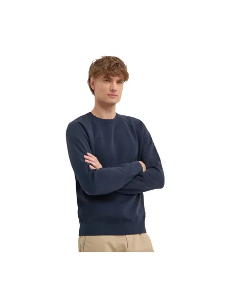 Sweter Liu Jo z okrągłym dekoltem niebieski