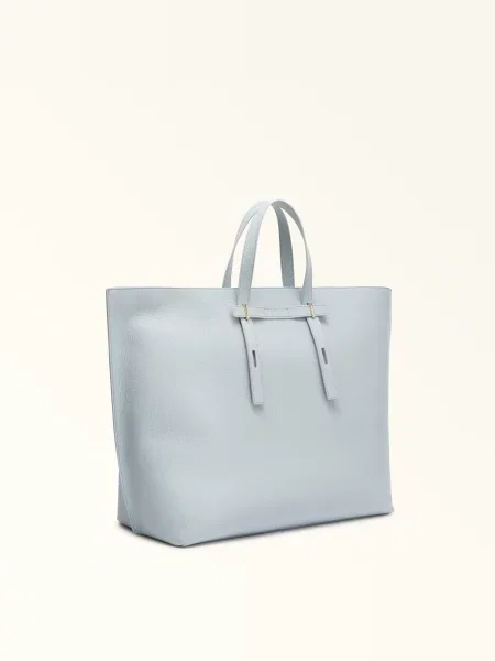 Furla FURLA GIOVE XL TOTE VITELLO ST.ERACLE Сумка Сіро-зелений Шкіра/поліестер/поліуретан зелена