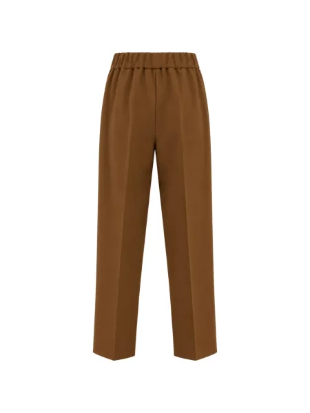 Pantaloni Semicouture alergare cu cordon maro