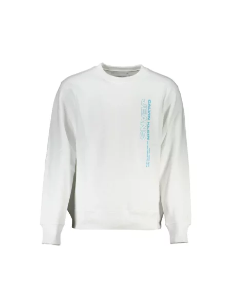 Bluza Calvin Klein Jeans biała