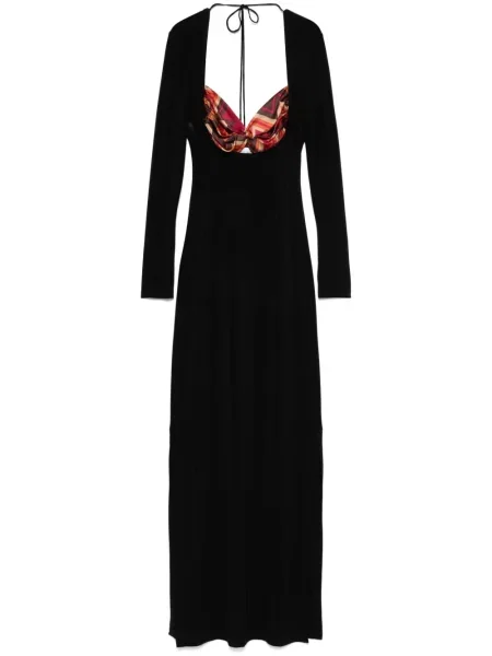 Rochie maxi Marine Serre de costum negru