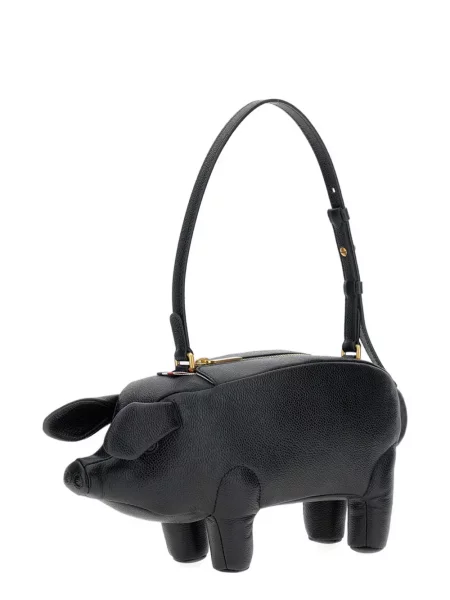 Geantă Thom Browne negru