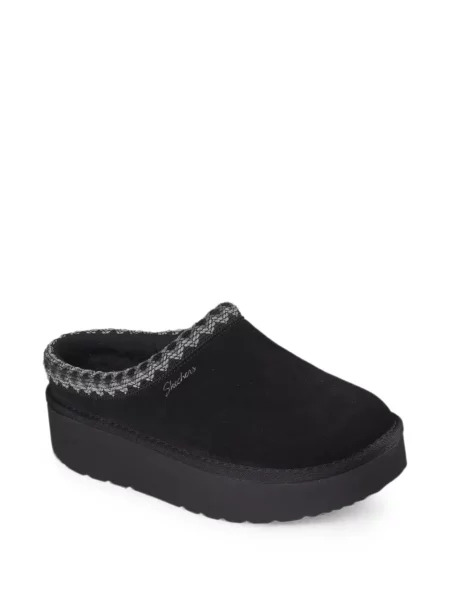 Papuče Skechers s vezom s platformom crna