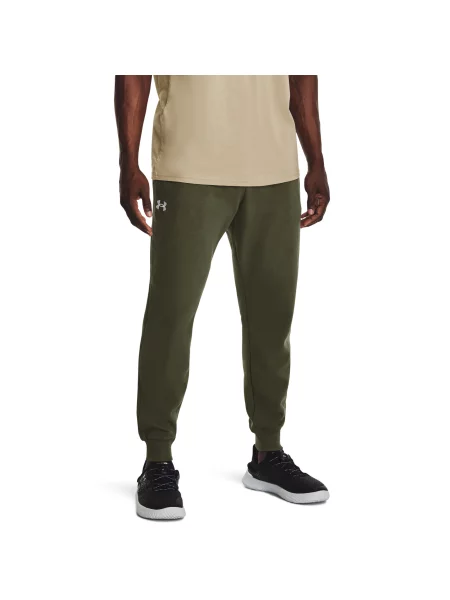 Spodnie dresowe Under Armour Rival Fleece Joggers Marine Od Green XXL zielone