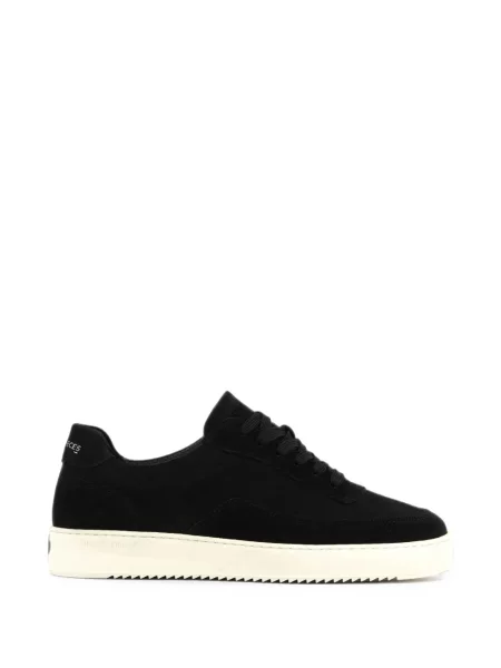 Sneakerși Filling Pieces din piele de căprioară negru
