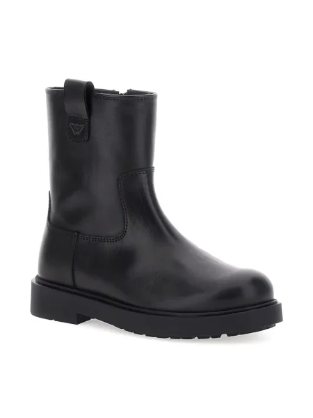 Botki dziecięce Emporio Armani czarne