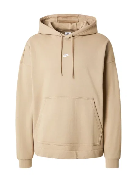 Nike Sportswear Sweater majica CLUB bež bijela