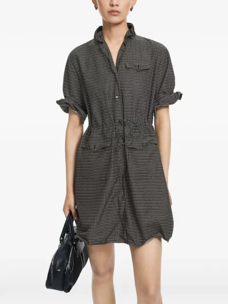 Scurt rochie mini Jnby cu imagine cu imprimeu geometric gri
