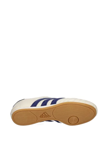 Sneakerși Adidas Predator cu broderie cu dungi din piele de căprioară albastru