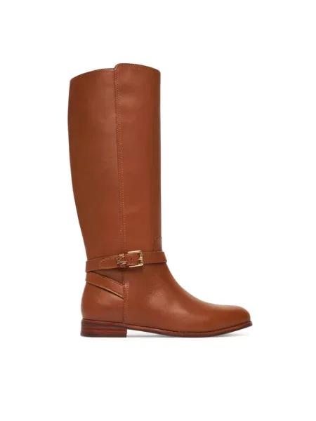 Jahalni škornji LAUREN RALPH LAUREN rjava