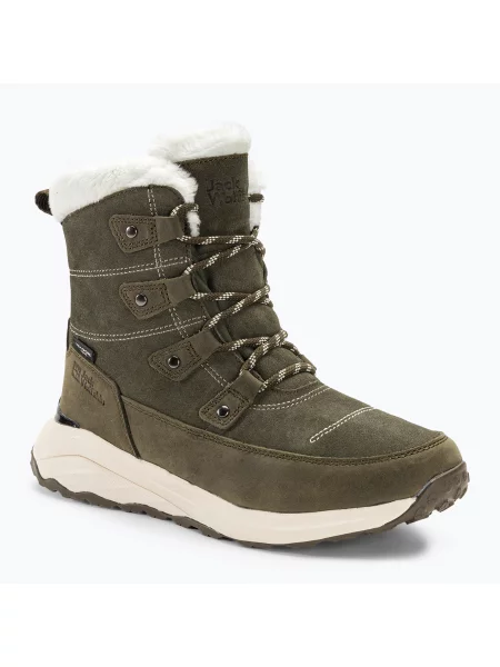 Śniegowce Jack Wolfskin Dromoventure Texapore High island moss zielone