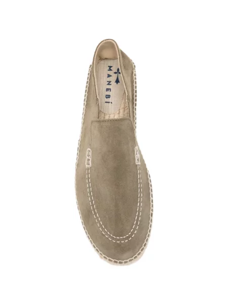 Espadrile Manebi fără toc maro