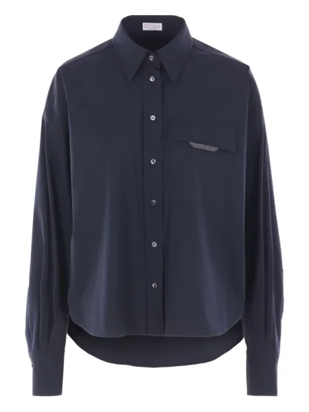 Cămașă Brunello Cucinelli albastru