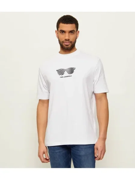 Karl Lagerfeld Tricou alb