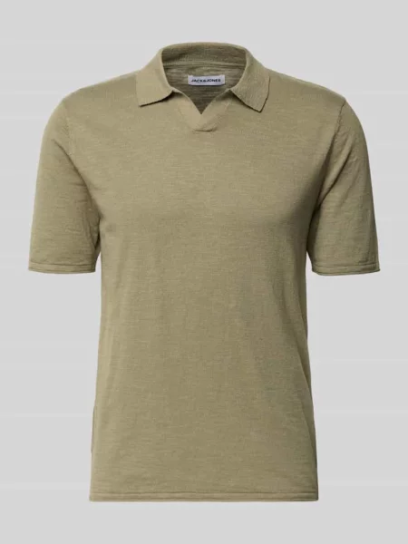 Koszulka polo o kroju slim fit z efektem dzianiny model ‘Kane’ Jack & Jones