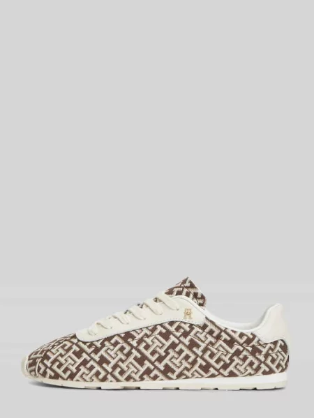 Tommy Hilfiger BELLA MONOGRAM SNEAKER sneakersy brązowe