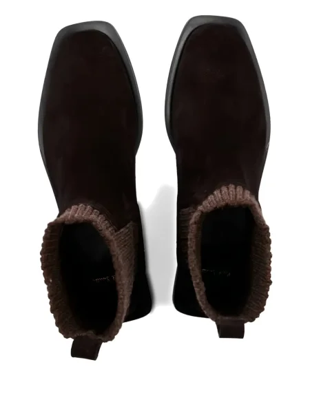 Botine Paul Smith din piele de căprioară maro