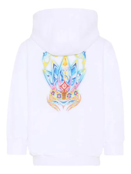 Bluza z kapturem dziecięca Casablanca biała