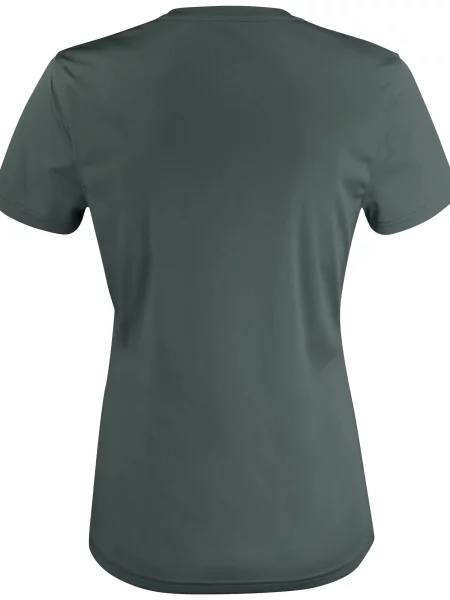 Clique Basic Active-T koszulka z interlock – pistol szara