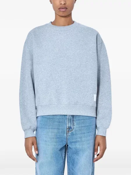 Hanorac crewneck Róhe cu decolteu rotund gri