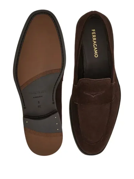 Loafersy Ferragamo hnedá