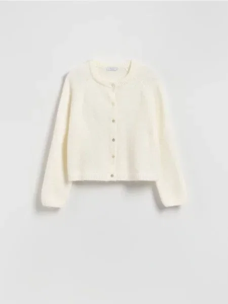 Reserved Cardigan cu amestec de lână nude