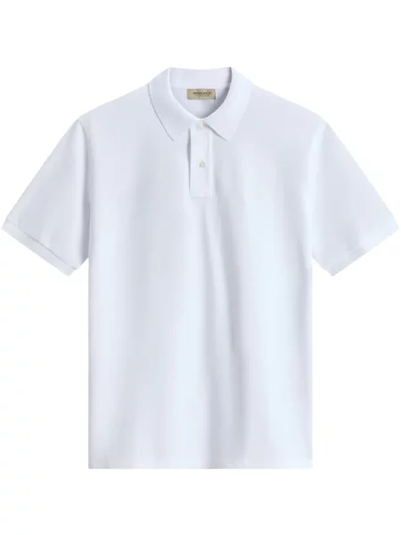 Polo Woolrich clasic alb