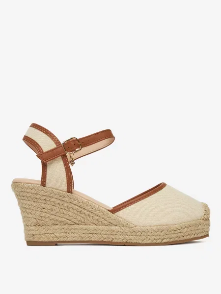 Espadryle beżowe