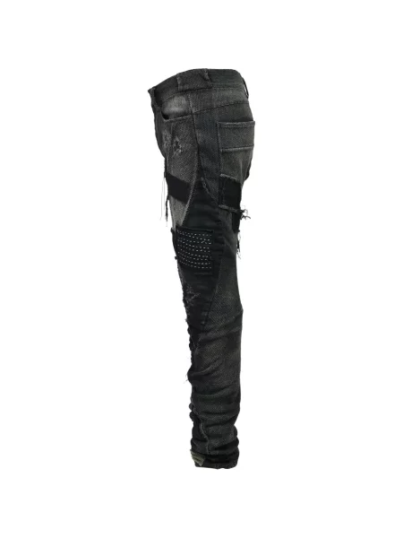 Blugi D Hygen zdrențuiți negru