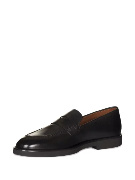 Pantofi loafer Doucal's fără toc negru