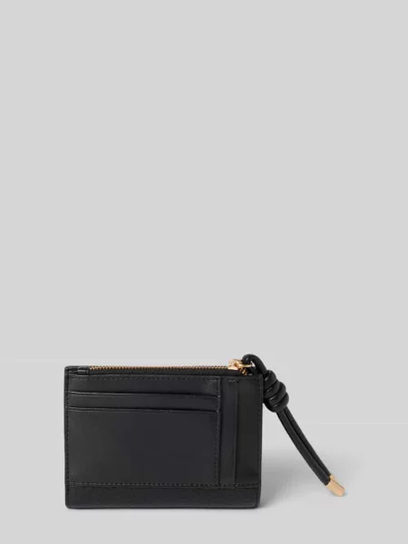 Portfel z detal z logo model SAPHIRA' Valentino Bags czarny