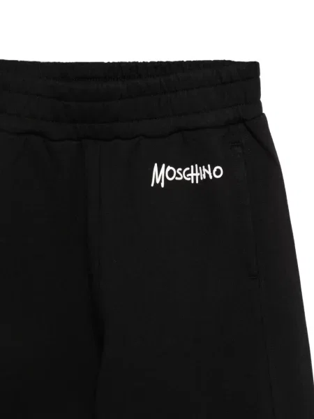Spodnie dziecięce Moschino czarne