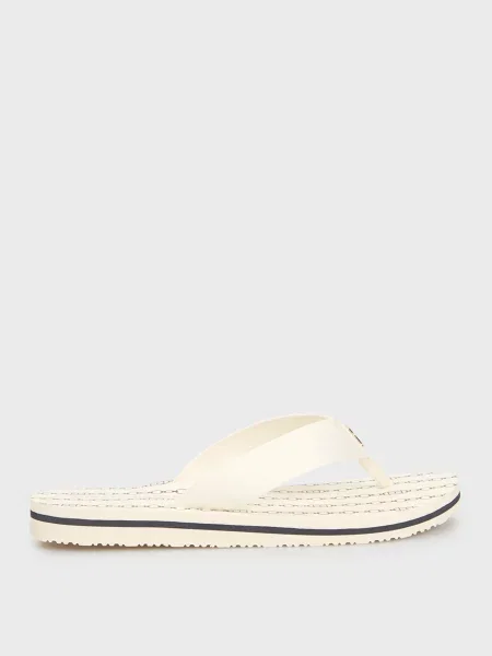 Вьетнамки Tommy Hilfiger с принтом белые