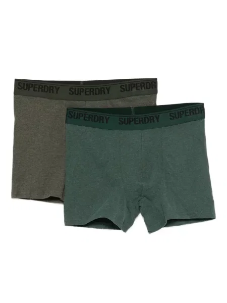 Boxeri Superdry cu autograf verde