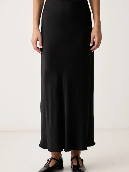 Haveone fustă din vâscoză negru