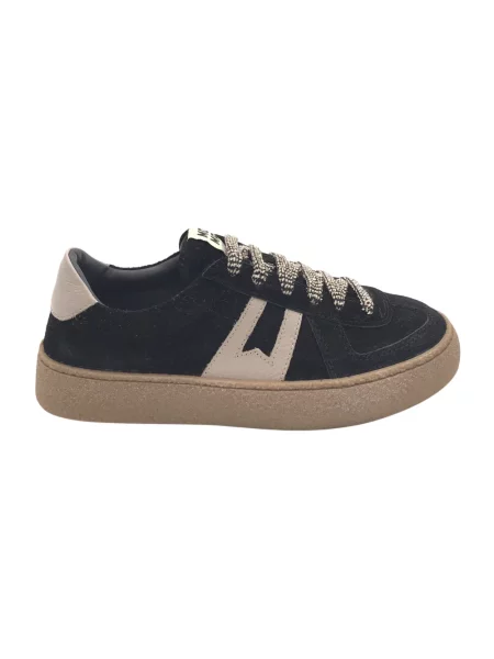 Sneakersy Moma skórzane czarne