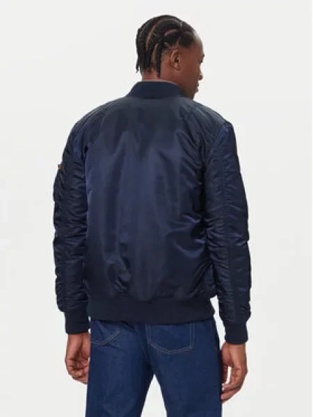 Alpha Industries Bomber striukė Vf 59 Long Tamsiai mėlyna