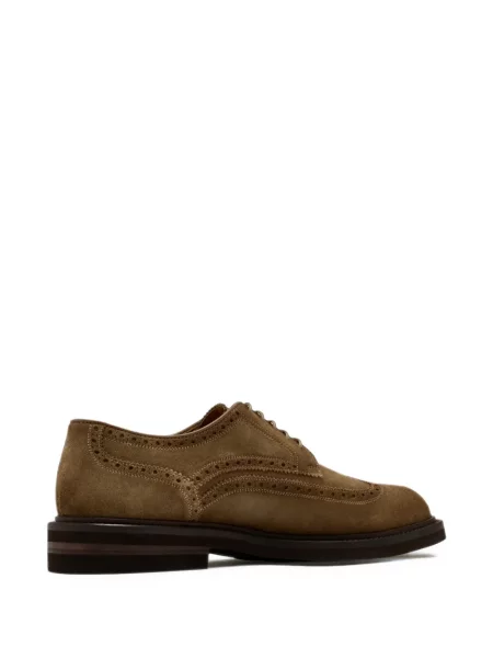 Šněrovací semišový brogue Magnanni hnědý