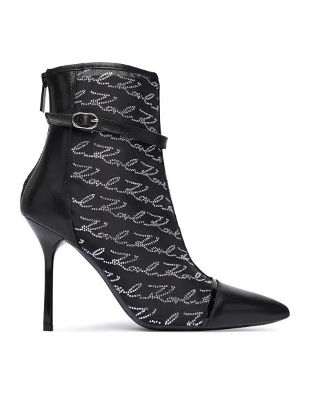 Botine KARL LAGERFELD Sarabande negru
