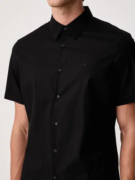 Calvin Klein férfi ing pamuttal fekete