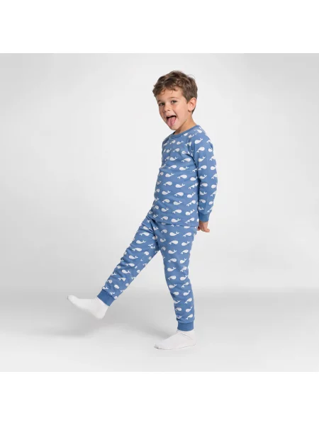 Pijamale copii Petit Bateau albastru
